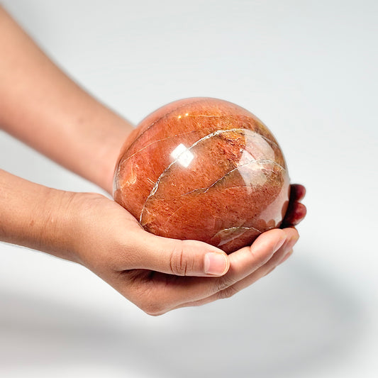 Red Aventurine Large Sphere - 1.4 Kg | Motivation & Creativity