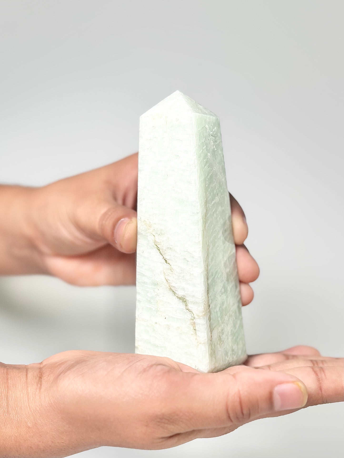 Four Facet Amazonite Tower – 250g - Soothing Colour & Grounded Form