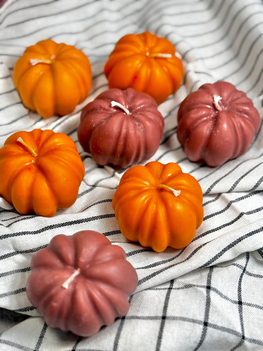 Pumpkin Decorative Candle – Set of 7