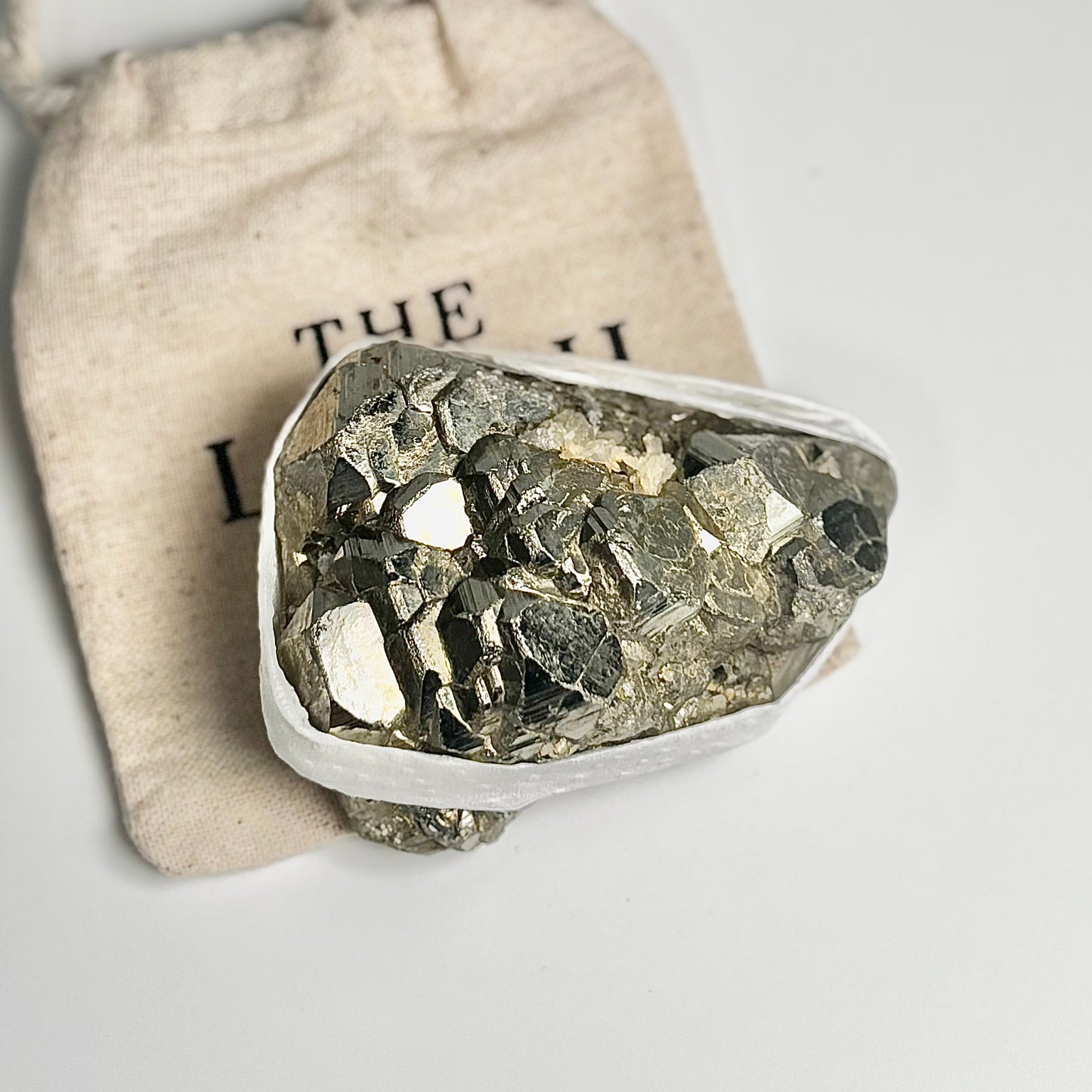 Peruvian Pyrite Cluster – 249g - Golden Brilliance & Striking Presence