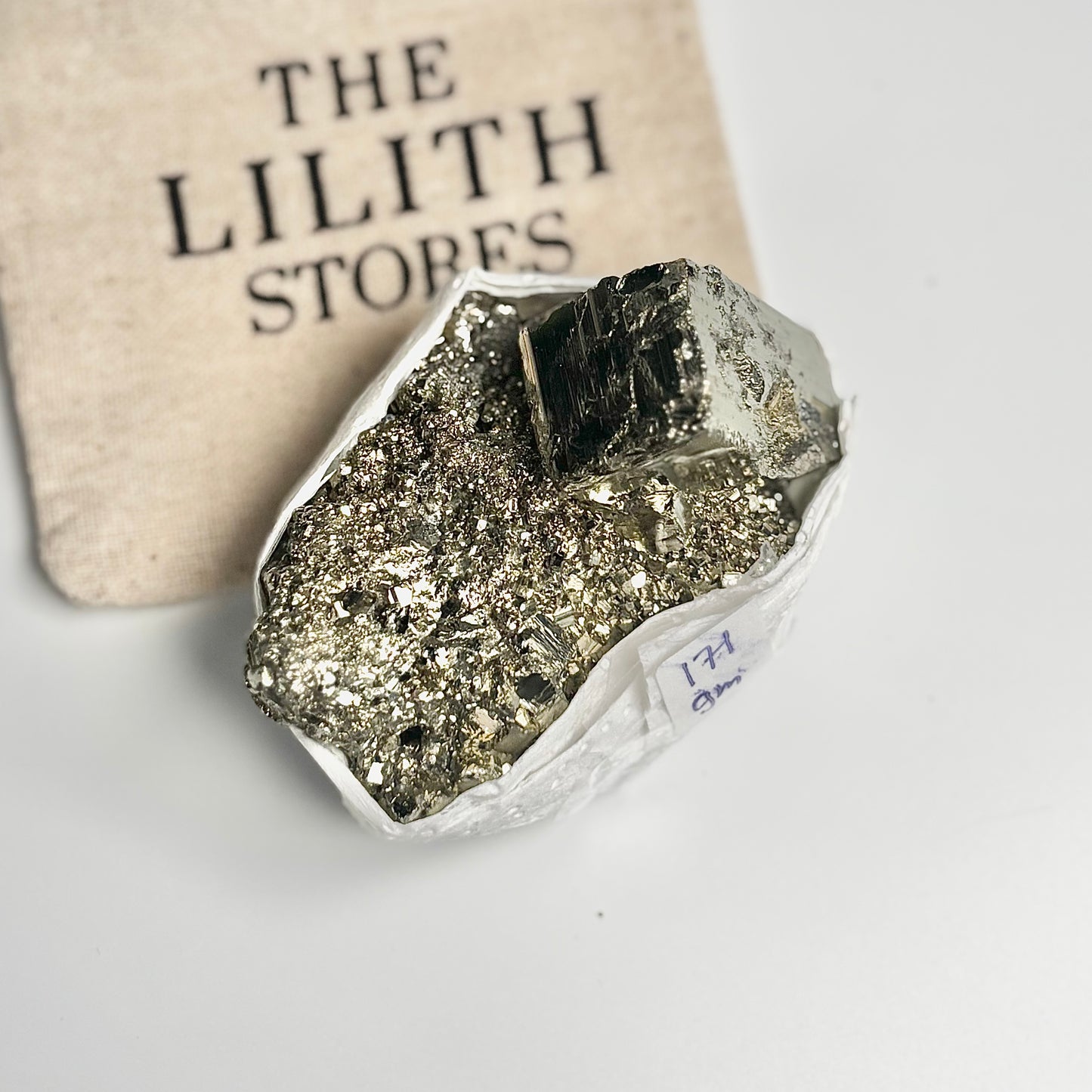 Peruvian Pyrite Cluster – 171g - Golden Brilliance & Striking Presence