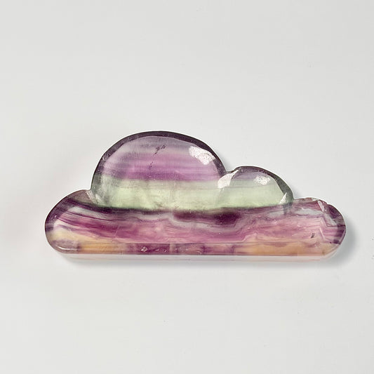 Multi Fluorite Cloud-Shaped Bowl