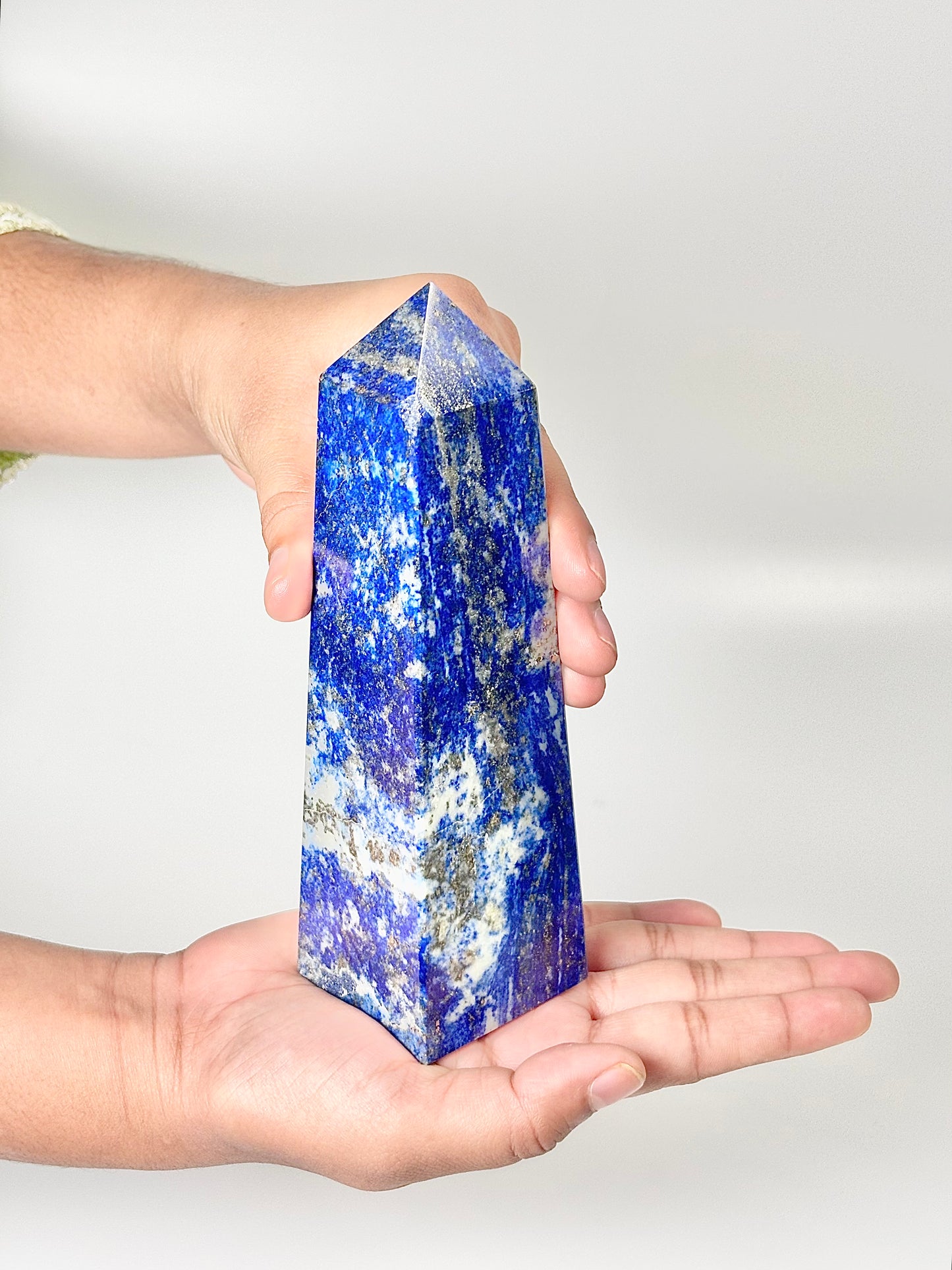 Four Facet Lapis Lazuli Tower – 650g- Truth, Wisdom & Inner Power