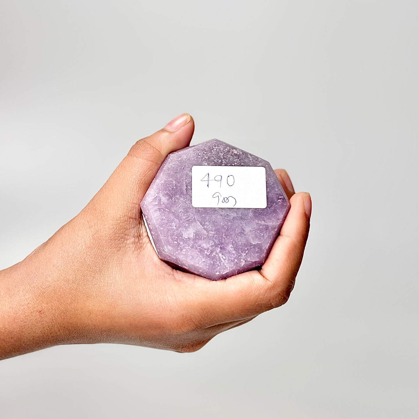 Eight Facet Lepidolite Tower – 490g - Gentle Presence & Refined Balance