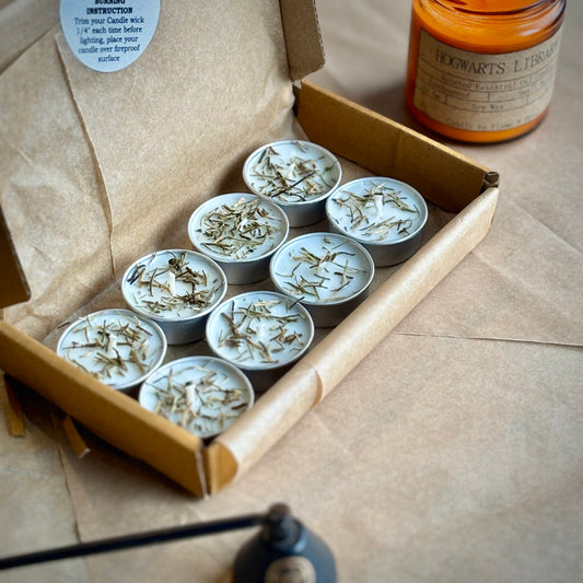 Rosemary Infused Soy Wax Tealight Candles – Unscented