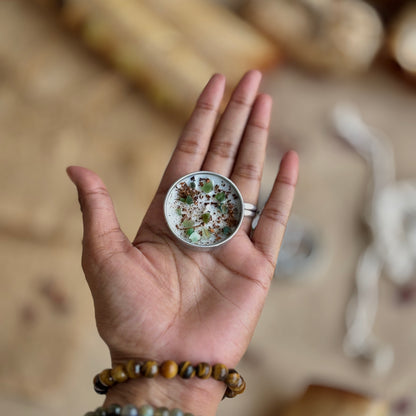Cinnamon & Green Aventurine Soy Tealight Candle