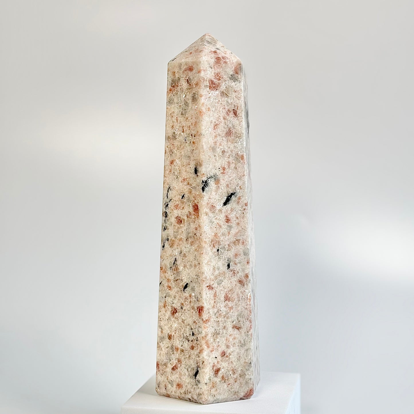 Sunstone Six-Facet Tower – 1515 Gm - Ignit Joy • Embrace Confidence • Manifest Positivity
