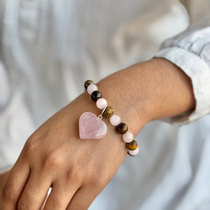 Bracelet for Love, Self Love & Protection | Associated with Heart Chakra