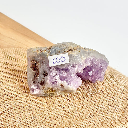Amethyst Cluster - 200 Gm | Helps activating Third Eye & Psychic abilities