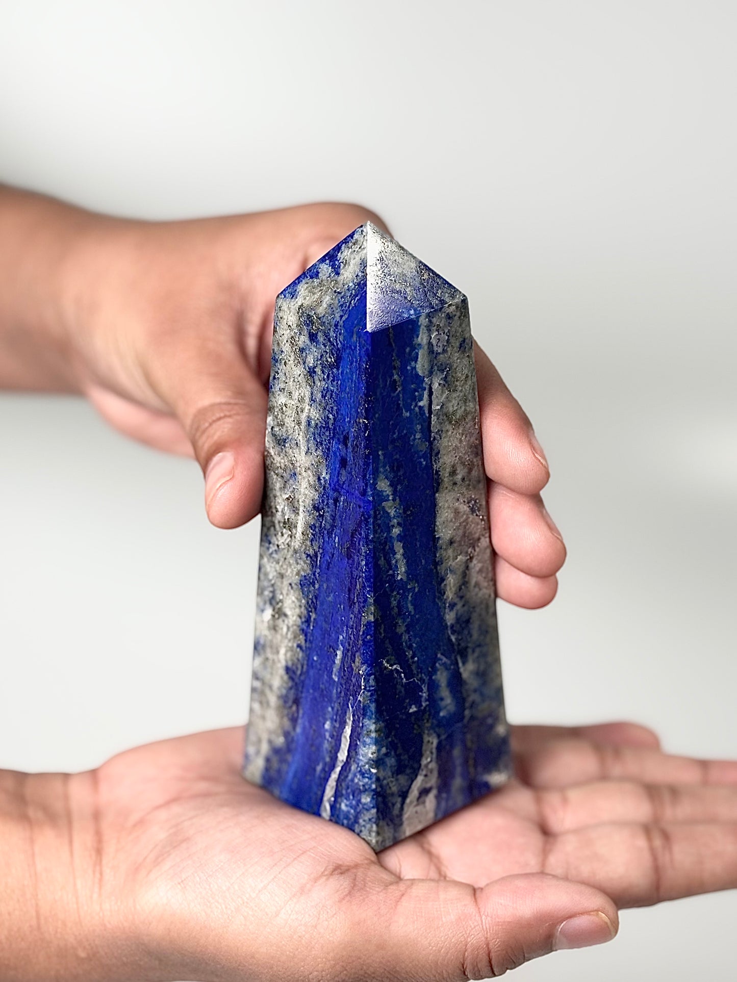 Four Facet Lapis Lazuli Tower – 350g - Truth, Wisdom & Inner Power