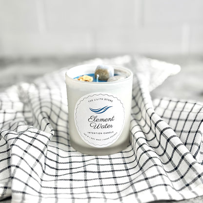 Elemental Water Intention Candle