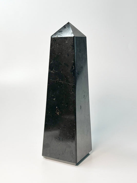 Four Facet Black Tourmaline Tower – 1.3 Kg - Strength, Stability & Refined Style