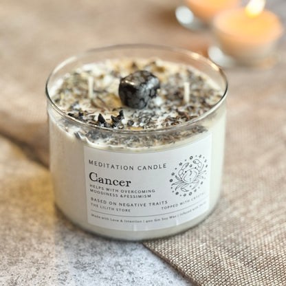 Cancer Zodiac Soy Intention Candle | 400 Gm