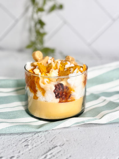 Cozy Winter Jam Dessert Candle