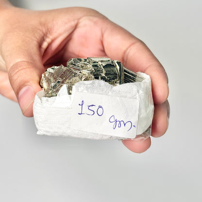 Peruvian Pyrite Cluster – 150g -Golden Brilliance & Striking Presence