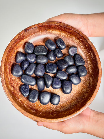 Blue Goldstone Tumble Stone (B) – 1 Piece | The Lilith Store