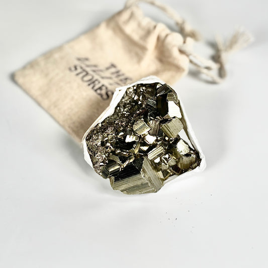 Peruvian Pyrite Cluster – 223g -Golden Brilliance & Striking Presence