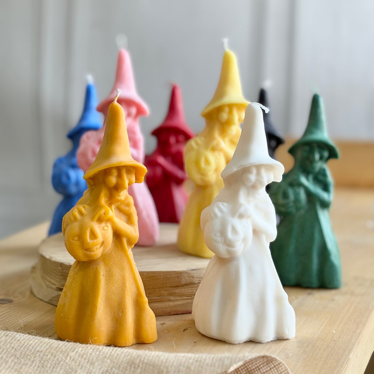 Witch Figurine Soy Candle | Colour Option Available