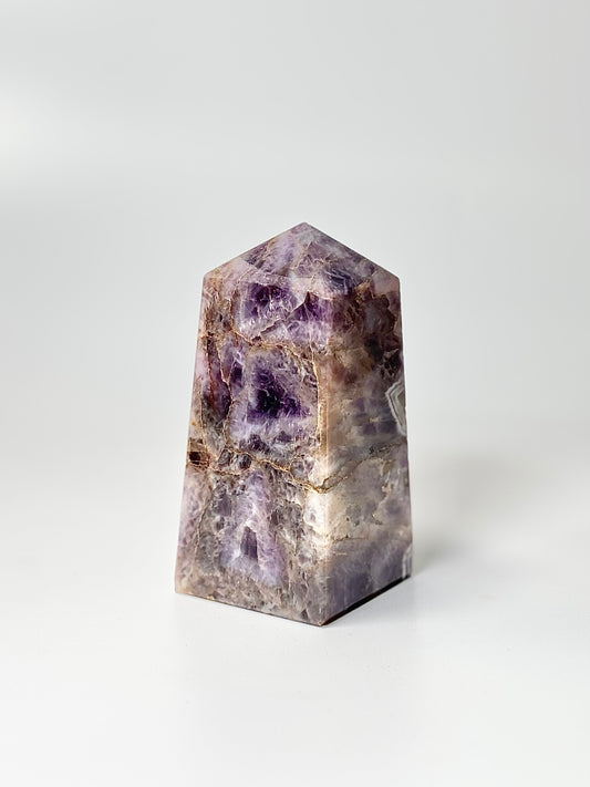 Four Facet Chevron Amethyst Tower – 690g - Focused Energy & Refined Intuition