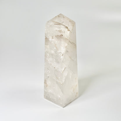 Four Facet Clear Quartz Tower – 780g - Amplify, Align & Awaken