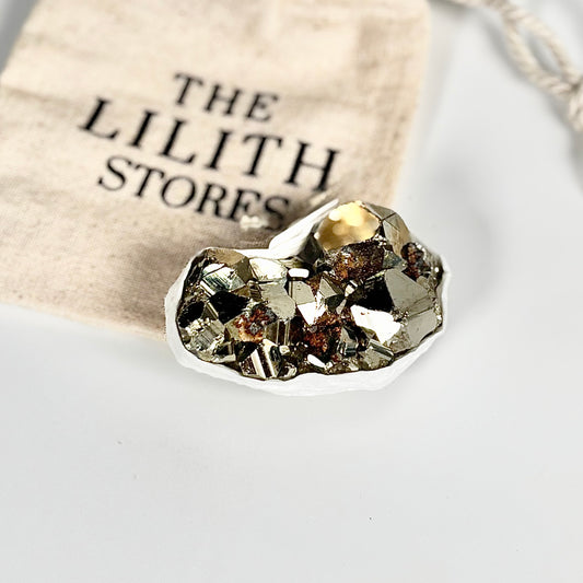 Peruvian Pyrite Cluster – 69g -Golden Brilliance & Striking Presence