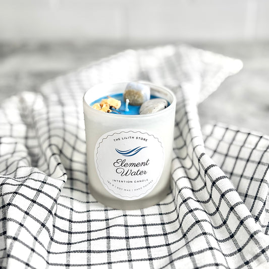 Elemental Water Intention Candle