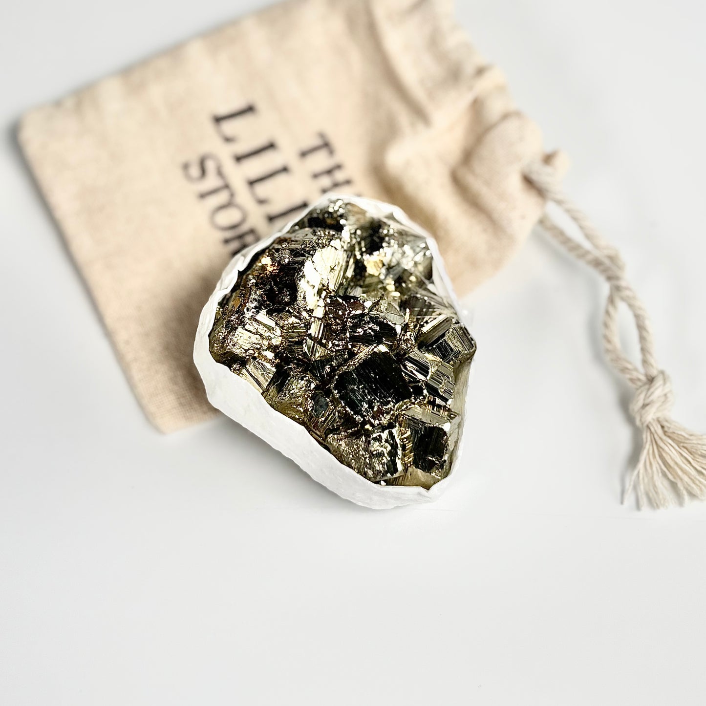 Peruvian Pyrite Cluster – 150g -Golden Brilliance & Striking Presence