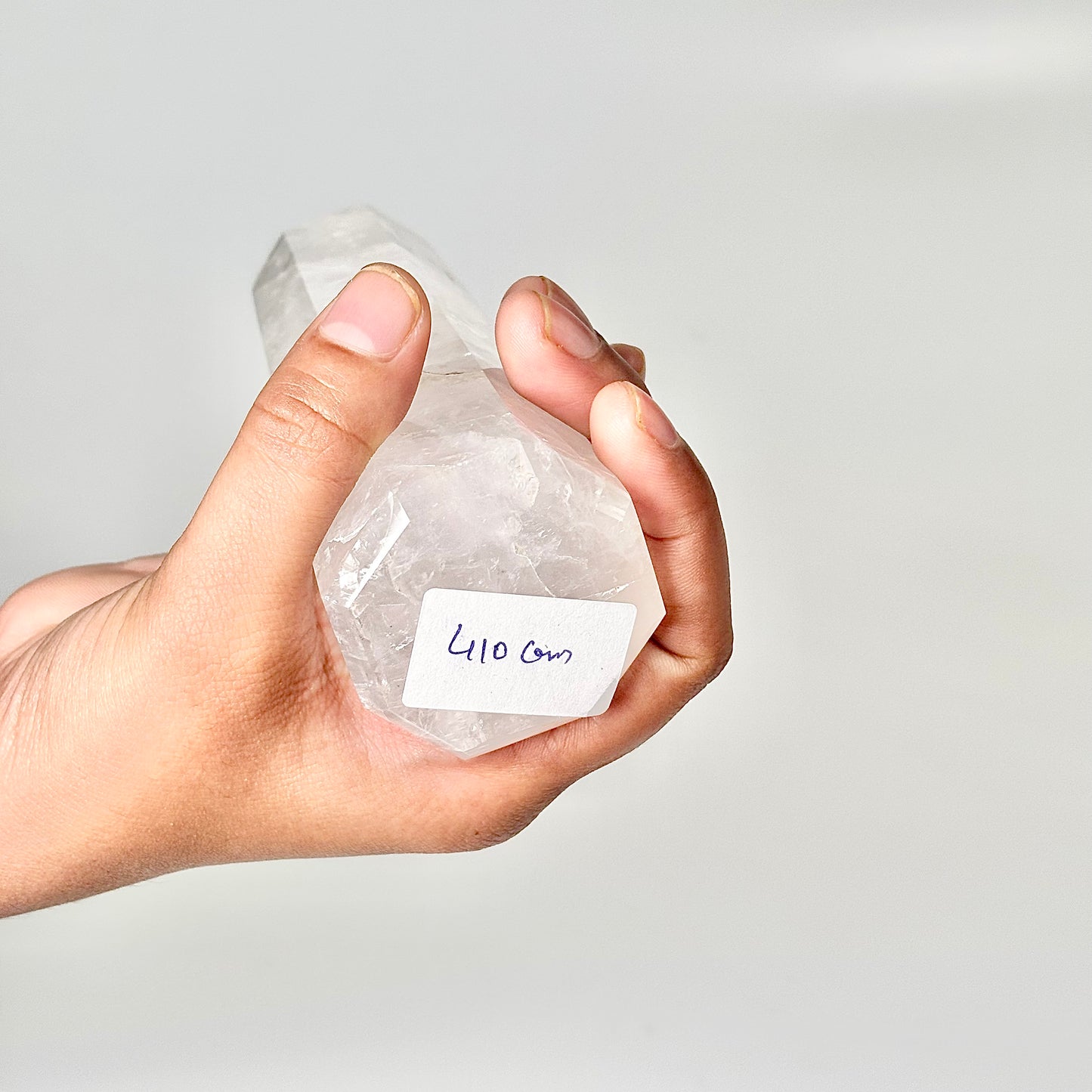 Eight Facet Clear Quartz Tower - 410g – Infinite Energy, Clarity & Manifestation
