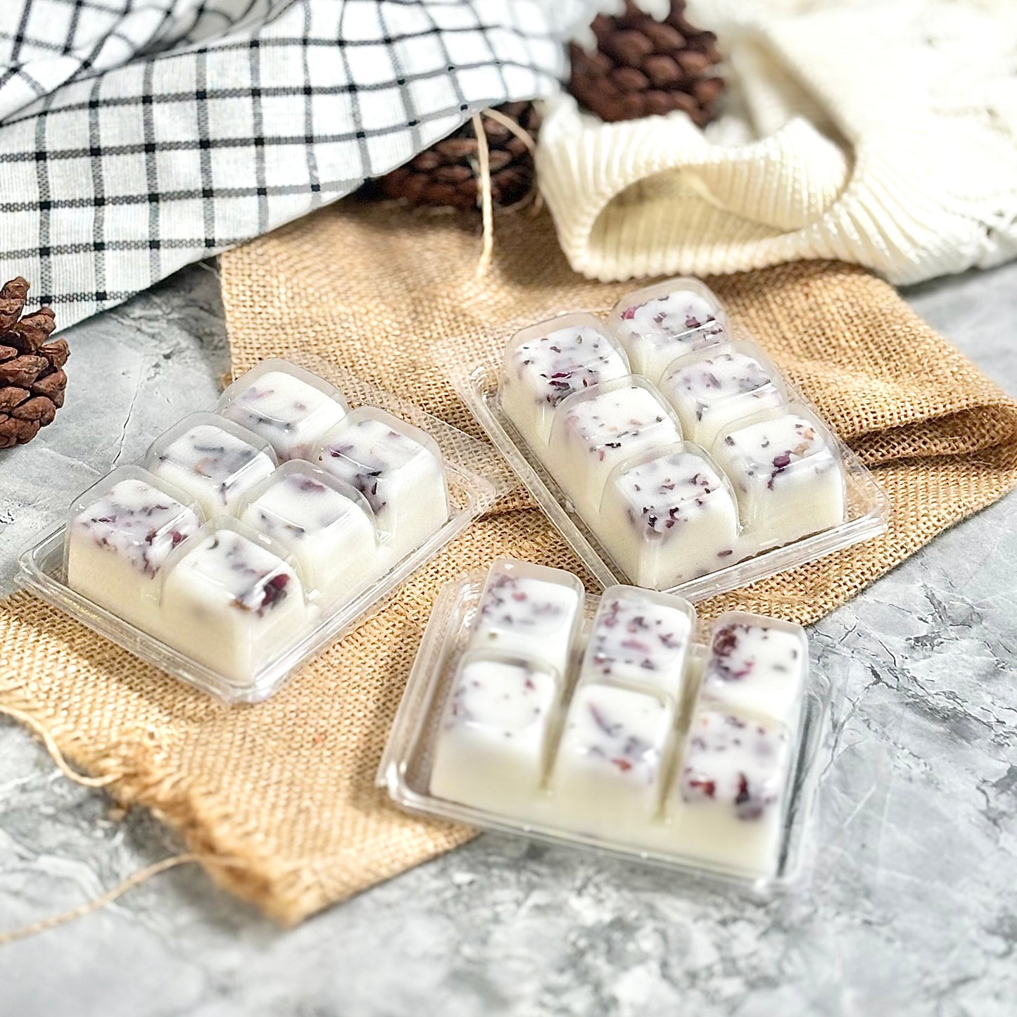 Tearose Wax Melts – Soy Blend with Rose Petals (50 g)