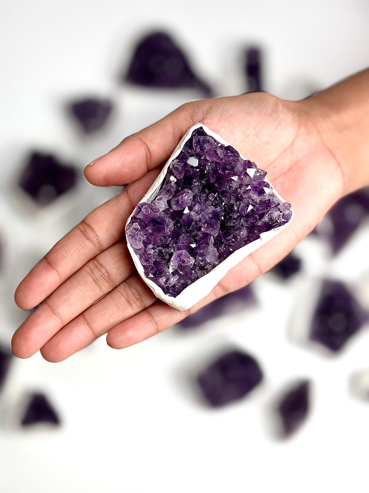 Natural Brazilian Amethyst Cluster