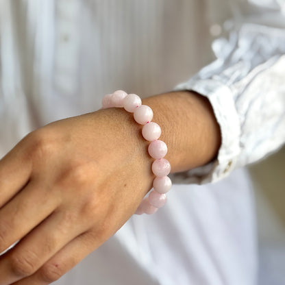 Rose Quartz Bead Bracelet - 10mm | Love & Self-Love