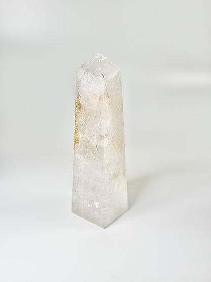 Four Facet Clear Quartz Tower – 930g - Amplify, Align & Awaken