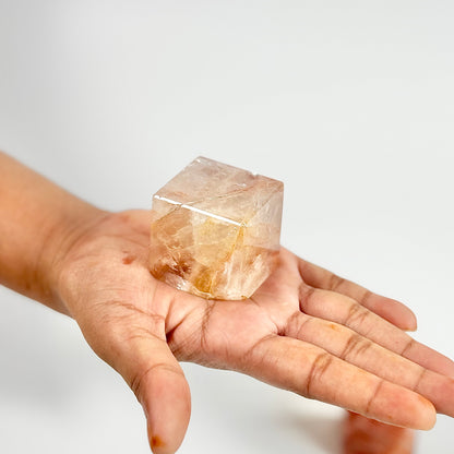 Fire Quartz Cube - Focus & Clarity