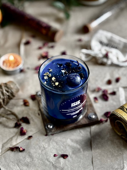Isis Altar Candle – 200 g Soy Wax Jar Candle for Ritual & Devotion