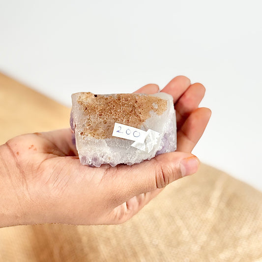 Amethyst Cluster - 200 Gm | Helps activating Third Eye & Psychic abilities