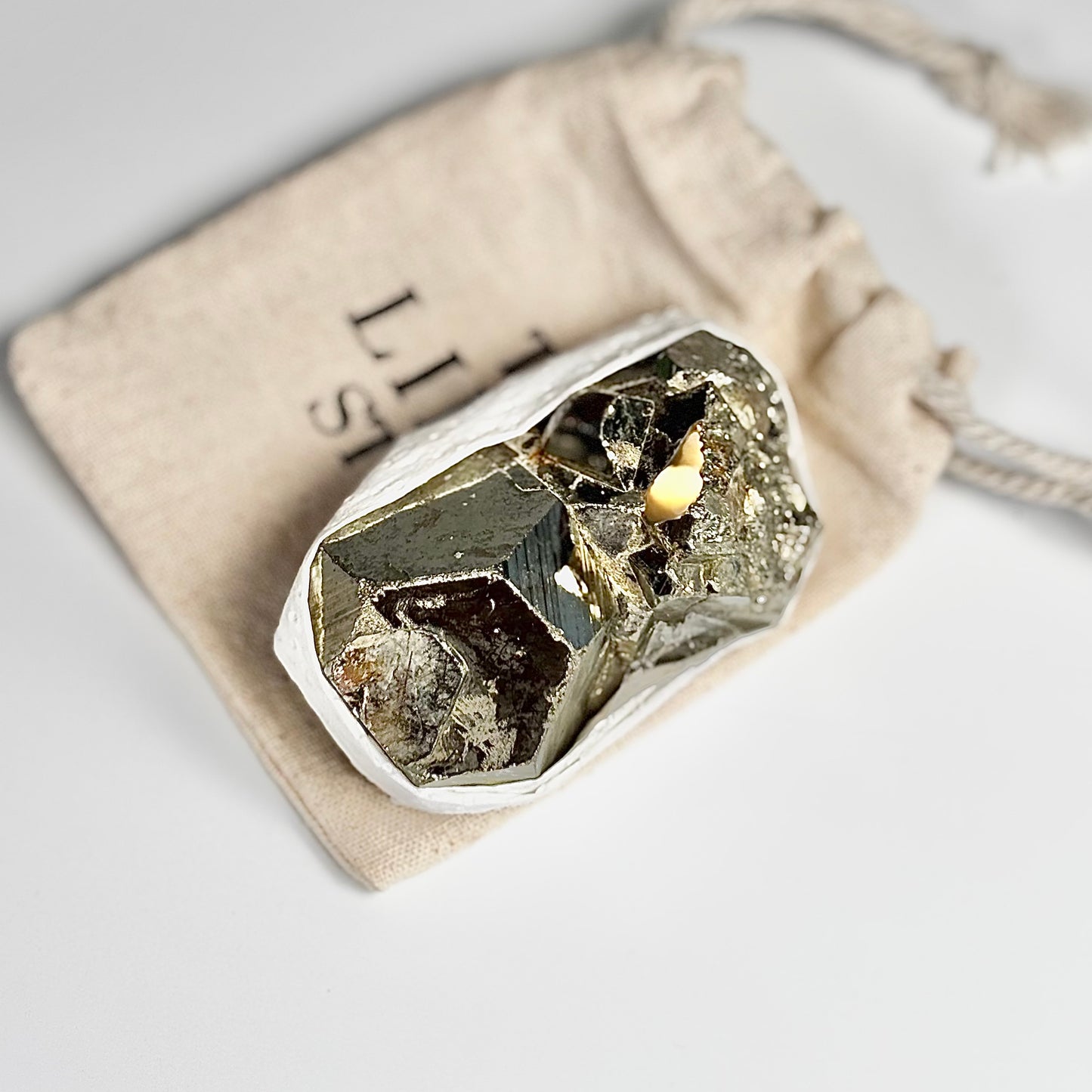 Peruvian Pyrite Cluster – 205g -Golden Brilliance & Striking Presence
