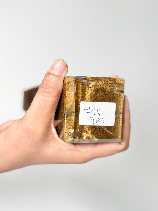 Four Facet Tiger’s Eye Tower – 745g - Focus, Confidence & Style