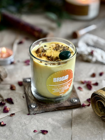 Brigid Altar Candle – 200 g Soy Wax Jar Candle for Ritual & Devotion