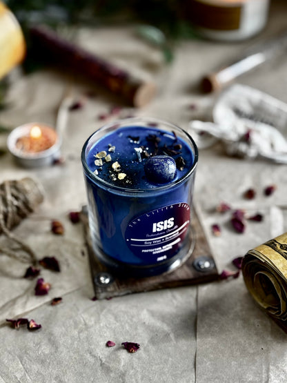 Isis Altar Candle – 200 g Soy Wax Jar Candle for Ritual & Devotion