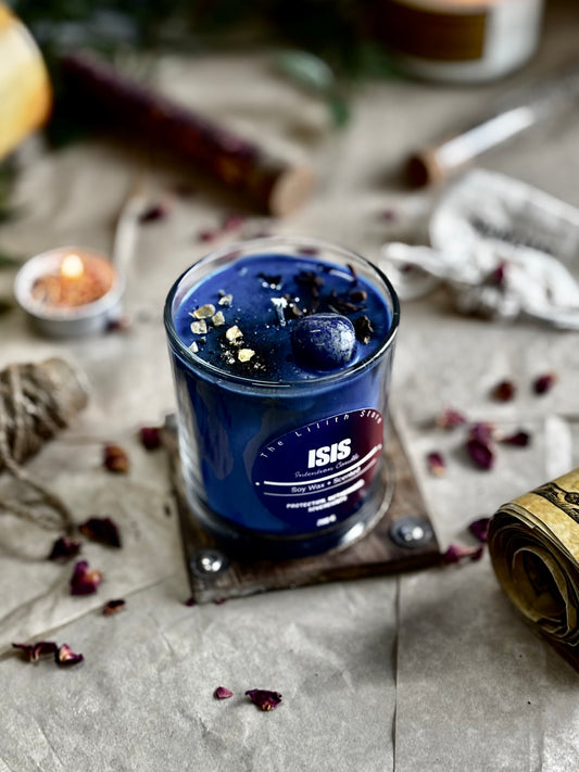 Isis Altar Candle – 200 g Soy Wax Jar Candle for Ritual & Devotion