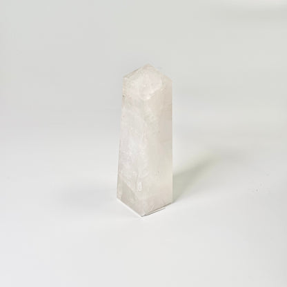 Four Facet Clear Quartz Tower – 220g - Amplify, Align & Awaken