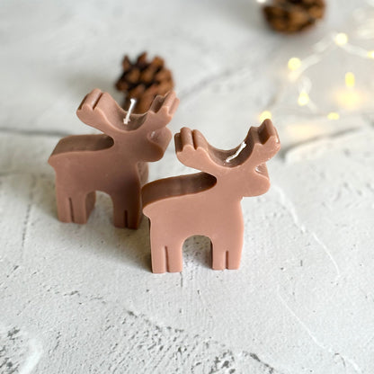 Brown Deer Soy Scented Candle | Set of 2 | Coffee Scented