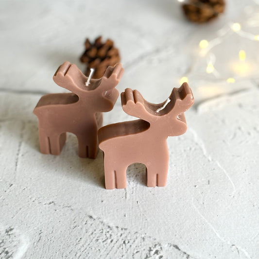 Brown Deer Soy Scented Candle | Set of 2 | Coffee Scented