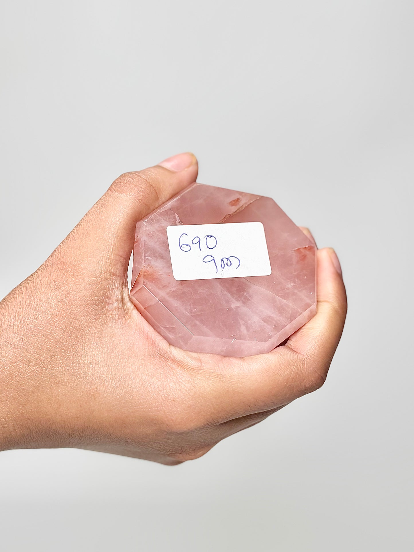 Eight Facet Rose Quartz Tower – 690g - Elegance, Warmth & Gentle Charm