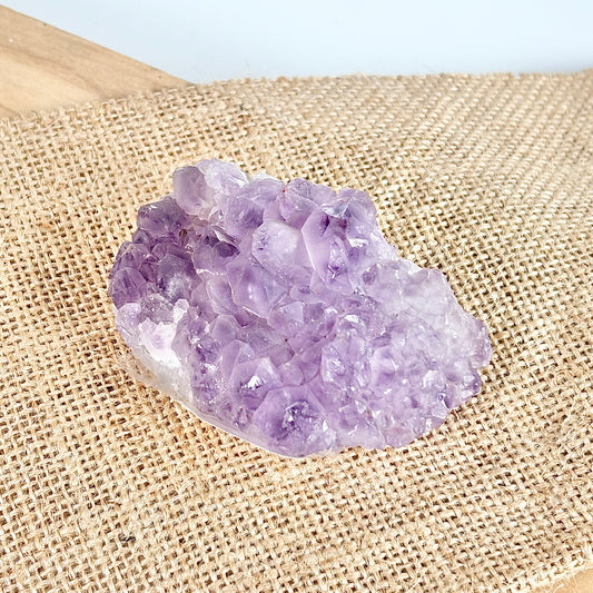 Amethyst Cluster - 122 Gm | Helps activating Third Eye & Psychic abilities