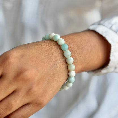 Amazonite Bead Bracelet - 8mm | Prosperity