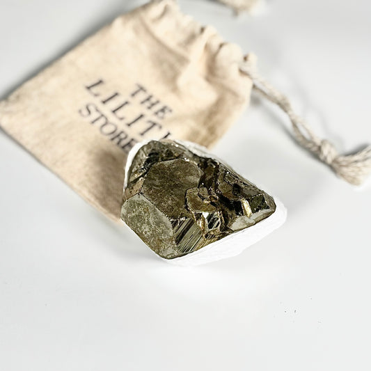 Peruvian Pyrite Cluster – 242g -Golden Brilliance & Striking Presence
