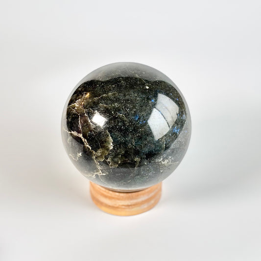 Labradorite Large Sphere - 2.1 Kg | Promotes Spiritual Growth