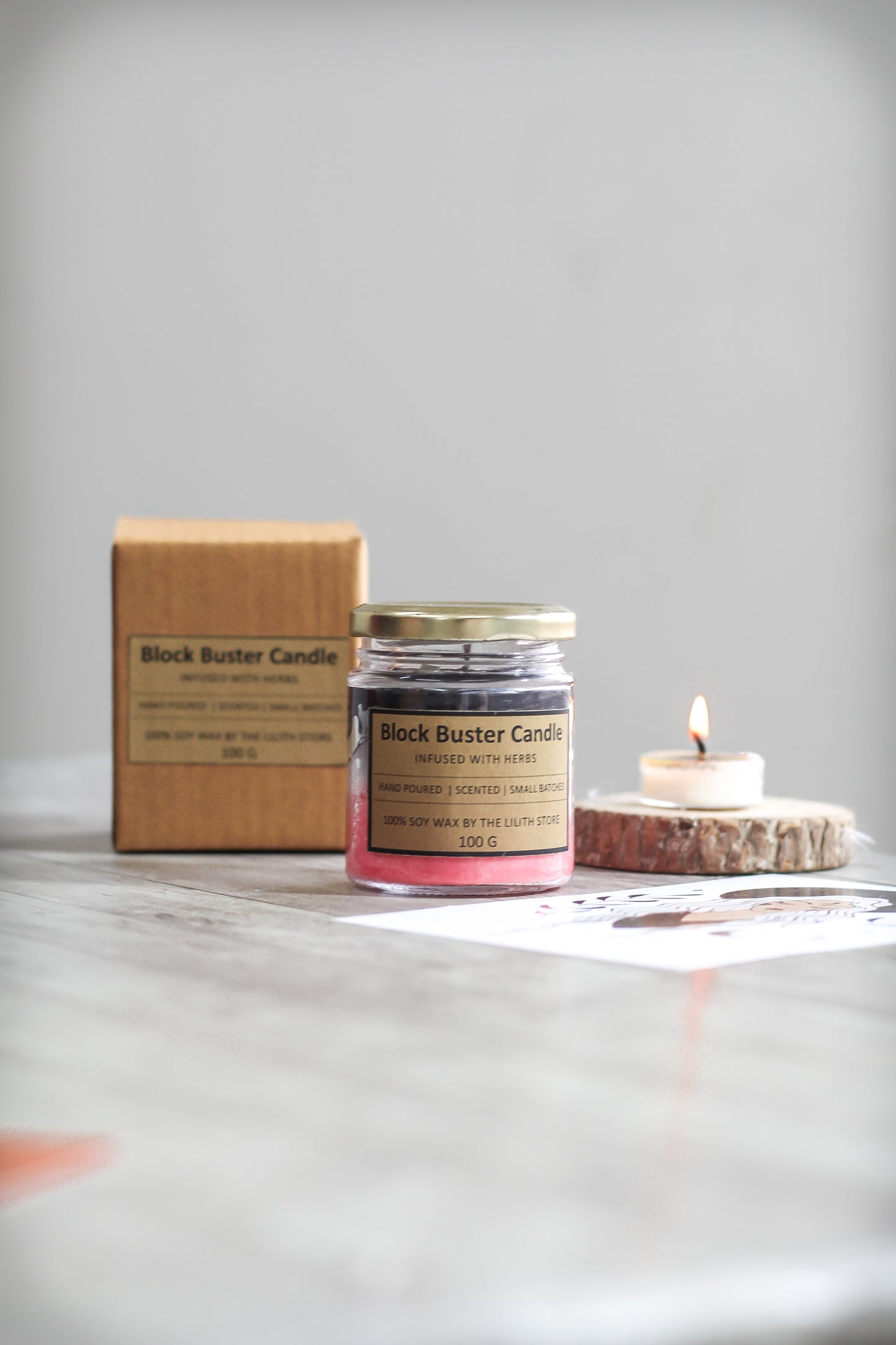 Block Buster Candle - 100 G Soy Wax