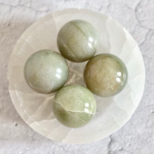 Green Aventurine Sphere – Growth, Opportunity & Harmony